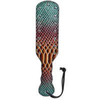 SNAKE SKIN PADDLE - ORANGE